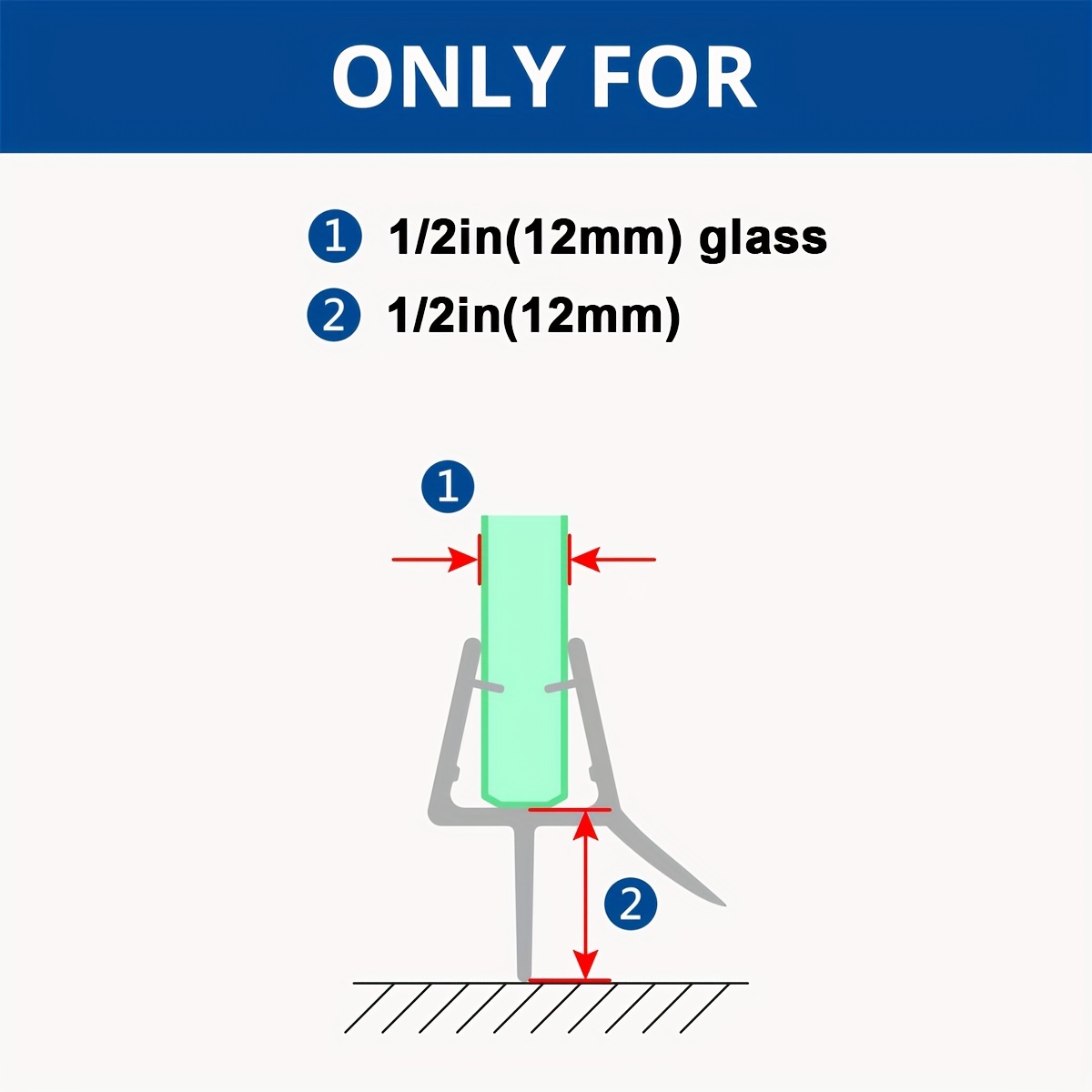 1/2 Pz. Guarnizione Senza Cornice Porta Doccia Utile Perdite - Temu  Switzerland