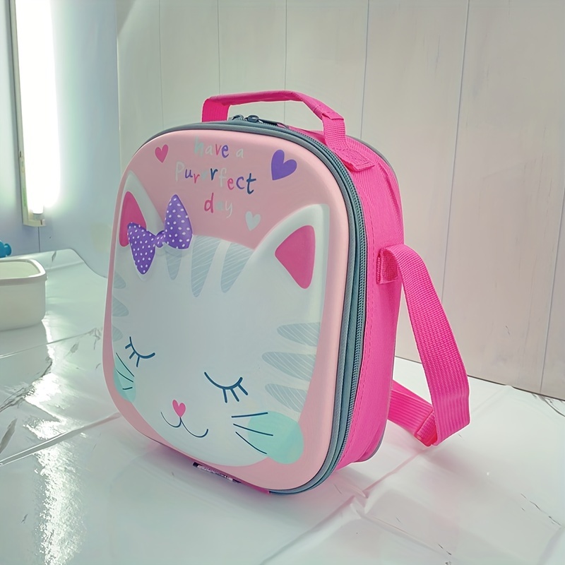 Hello Kitty Kids Lunch Bag for Women Girls Cat Lunch Box Pink Insulated