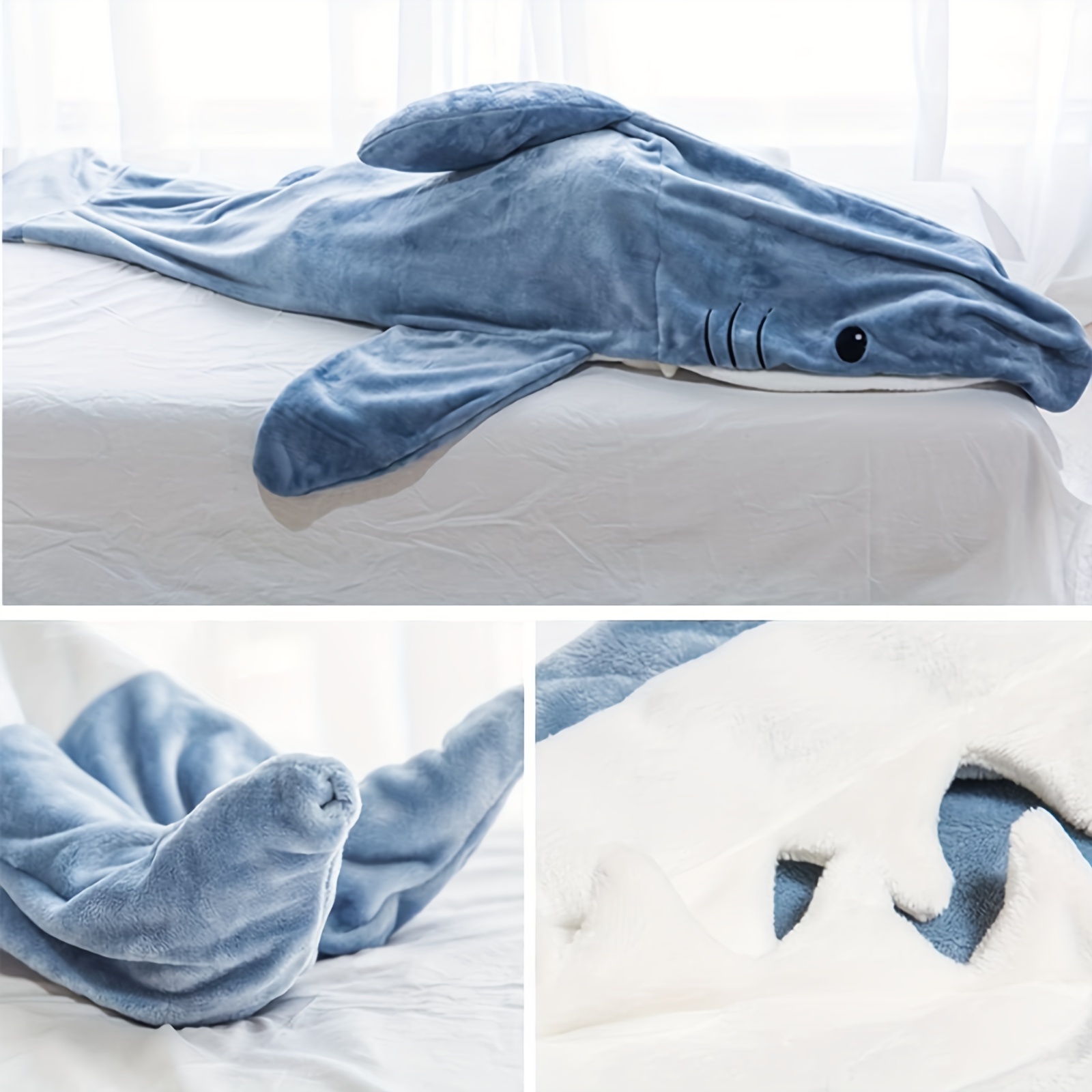Ultra soft Micro Fleece Blanket Shark Blanket Cartoon Cute - Temu