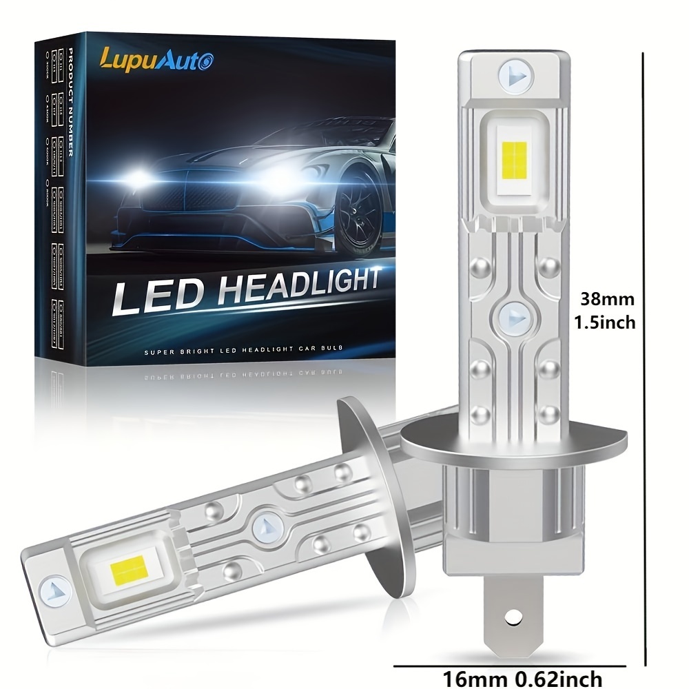 2 Stück Auto-LED-Scheinwerfer H7 Auto-LED-Birne, weißes Licht, 110 W
