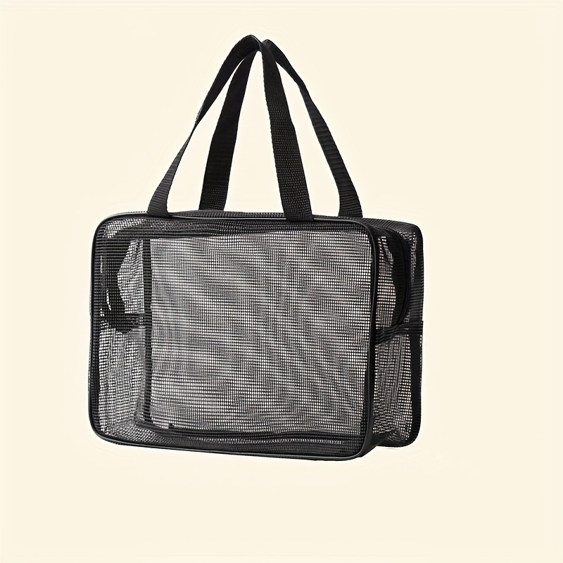 Borsa Da Doccia In Rete Nera, Organizzatore Da Bagno Portatile, Grande  Cestino Da Doccia, Borsa Da Spiaggia Portatile - Temu Italy