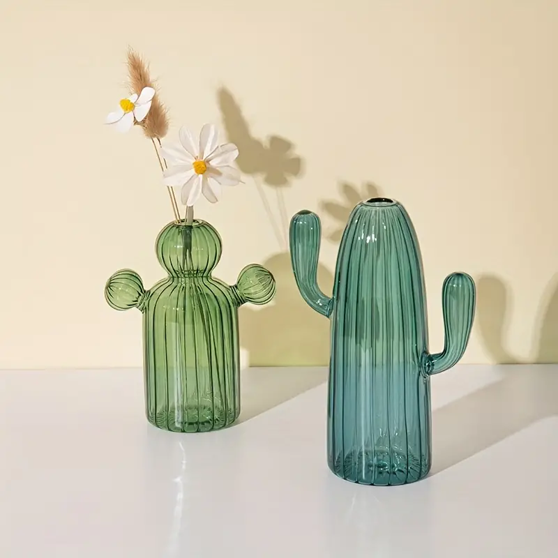 1pc Vaso Vetro Colorato A Cactus Decorazione Creativa - Temu Switzerland