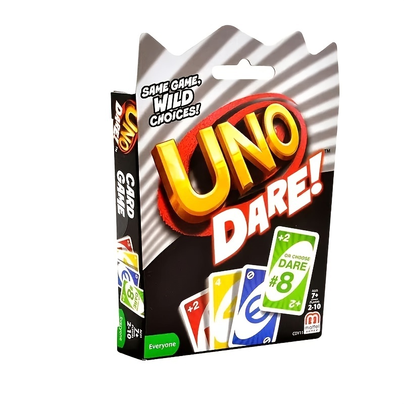 1Pack UNO Dare Card Game Holiday Party Accessory Birthday Party Supplies Game Night Gift For Family And Kids