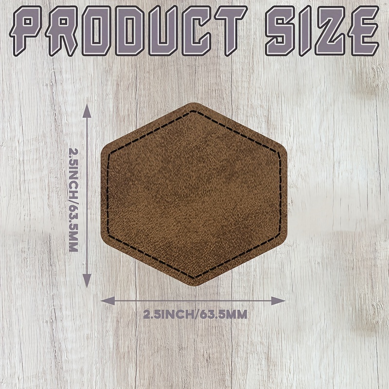 Custom Logo Leatherette Patches Multiple Colors No Minimum Mockup Included  