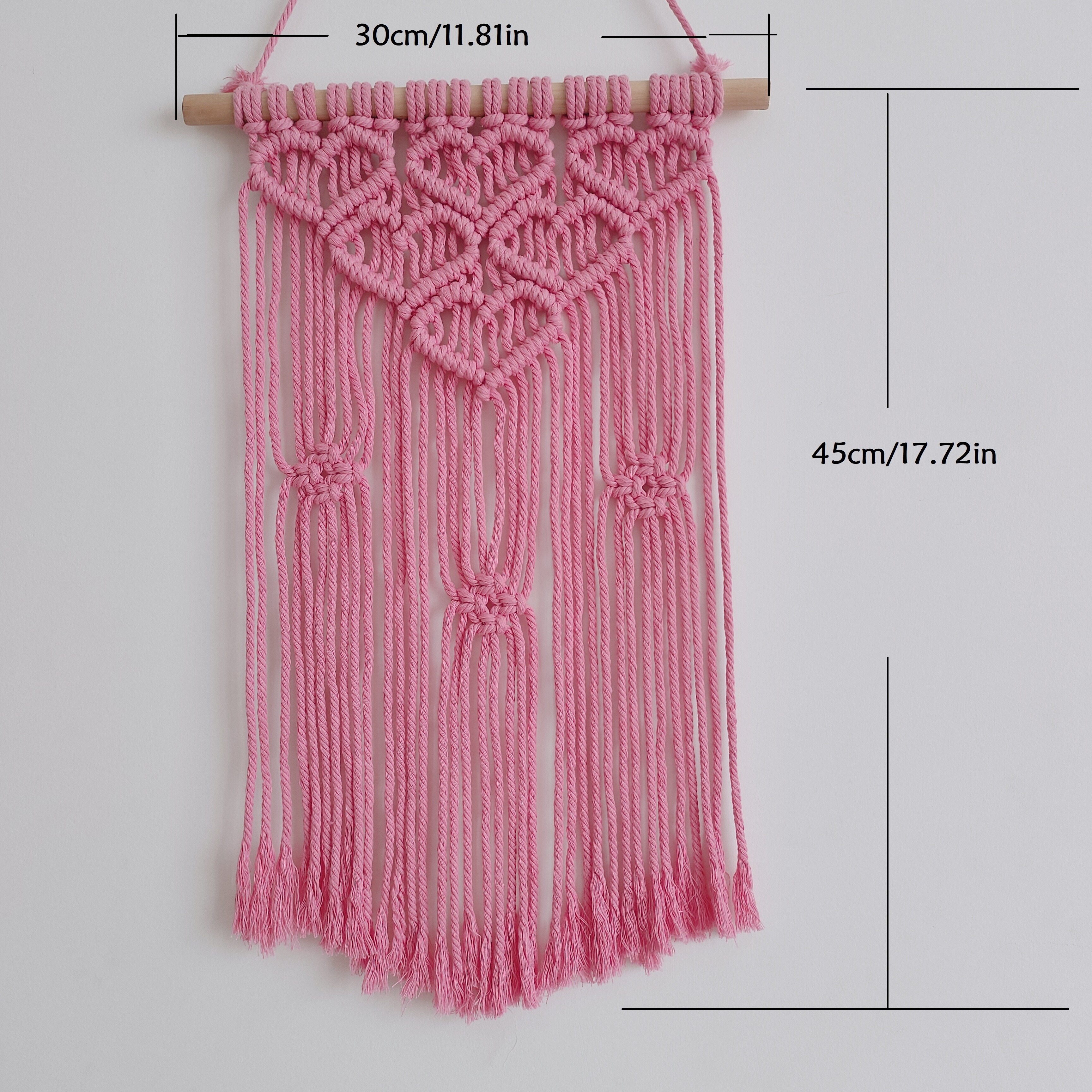 Macrame Heart Wall Hanging Macrame Heart Tapestry Wall Hanger Boho