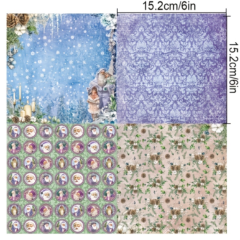 Christmas Festive Diy Photo Album Paper Wrapping Paper Paper