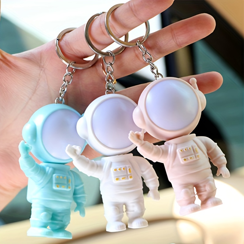 Luminous Astronaut Ufo Keychain Fun Spaceman Key Chain Ring Purse Bag  Backpack Charm Car Hanging Pendant Boys Girls Birthday Gift - Temu
