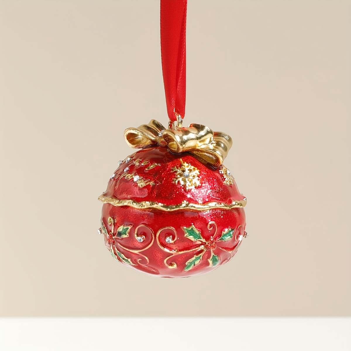  Holiday Ornament Storage - Gold / Holiday Ornament