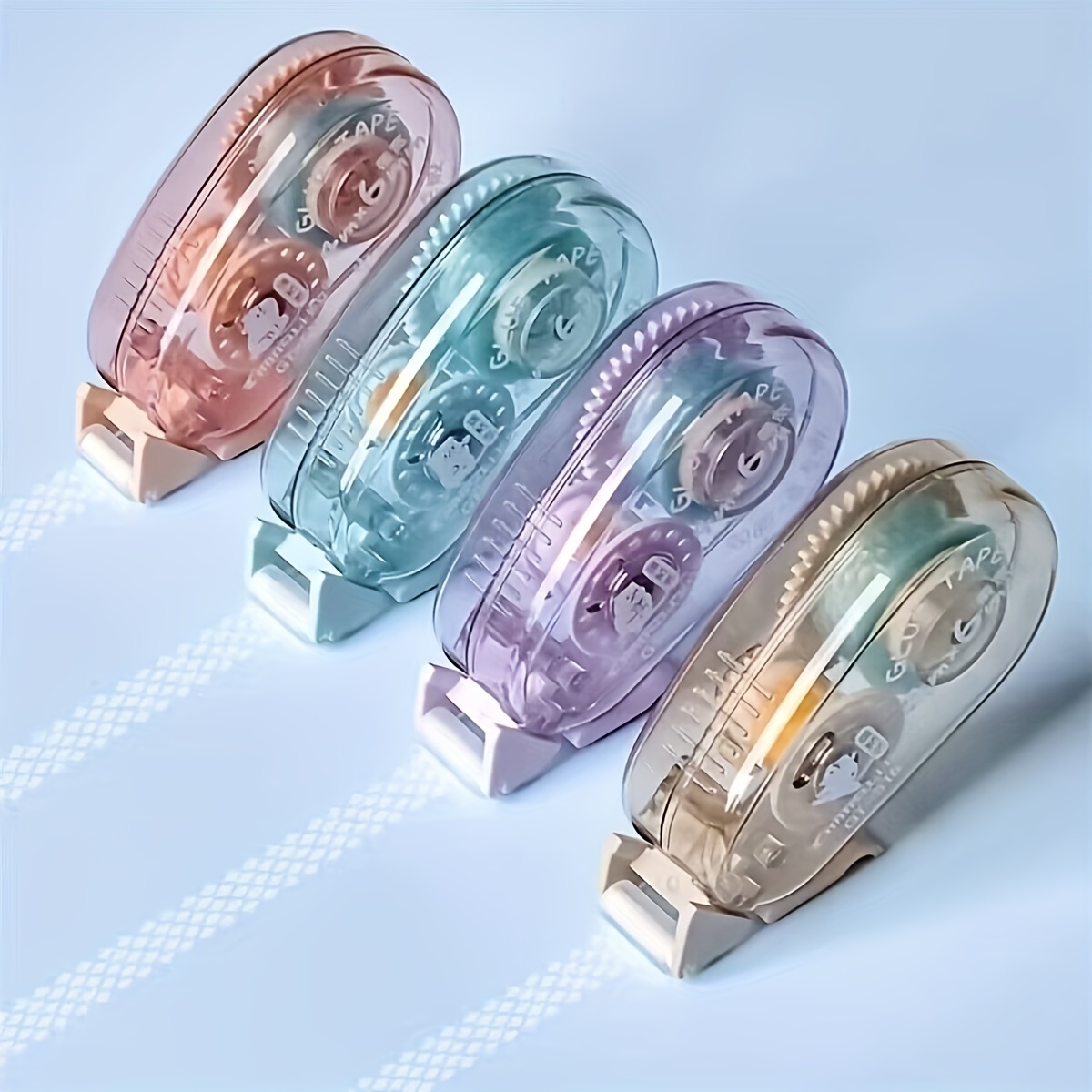 1PC Creative Portable Correction Tape And Point Glue 2 In 1 Learning  Stationery Double Sided Adhesive School Office Supplies
