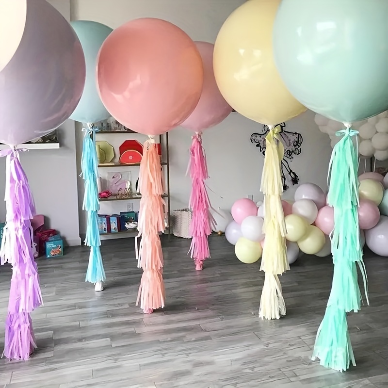 30pcs Candy-colored Metallic Balloons Party Decoration For Festivals,  Birthday, Wedding, Baby Shower