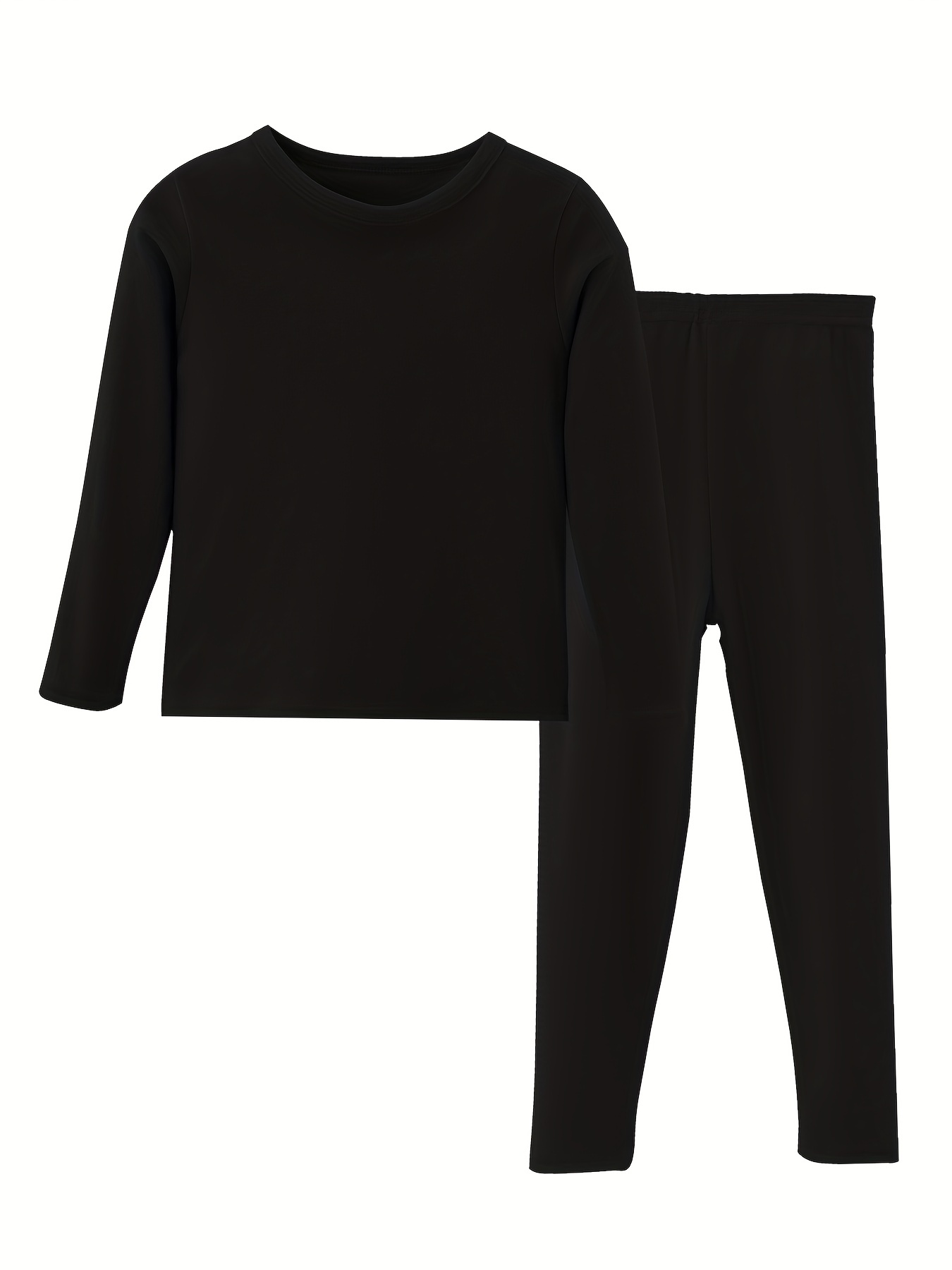 2PCS/Set Women Thermal Underwear T-Shirt Top+Long Pants Winter Warm Clothes  UK++