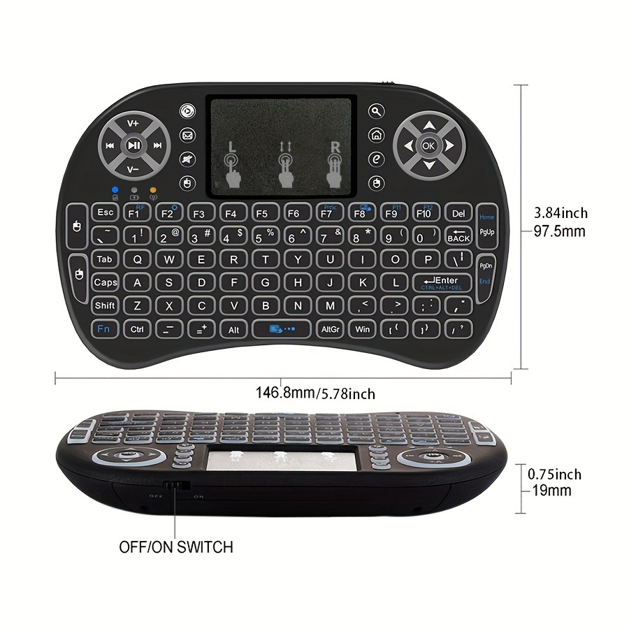 Smart Tv Box  With Remote Controller and Keyboard