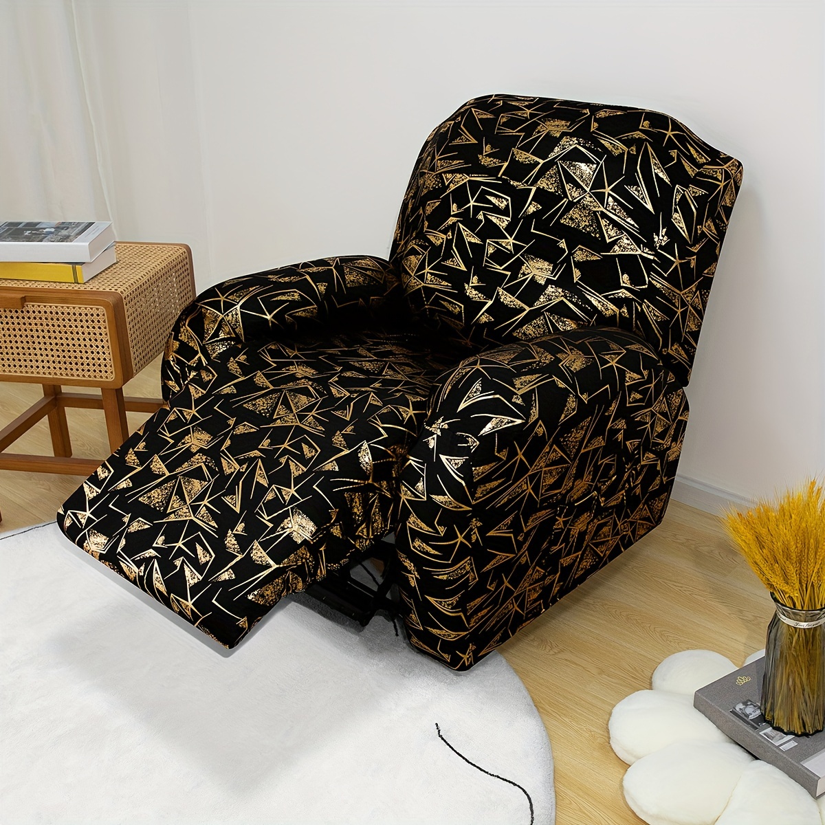 Gold discount recliner cover