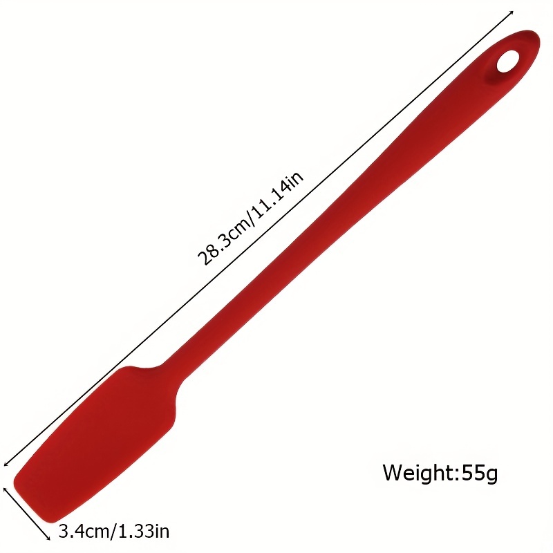  Jar Spatula, Silicone Jar Scraper with Long Handle