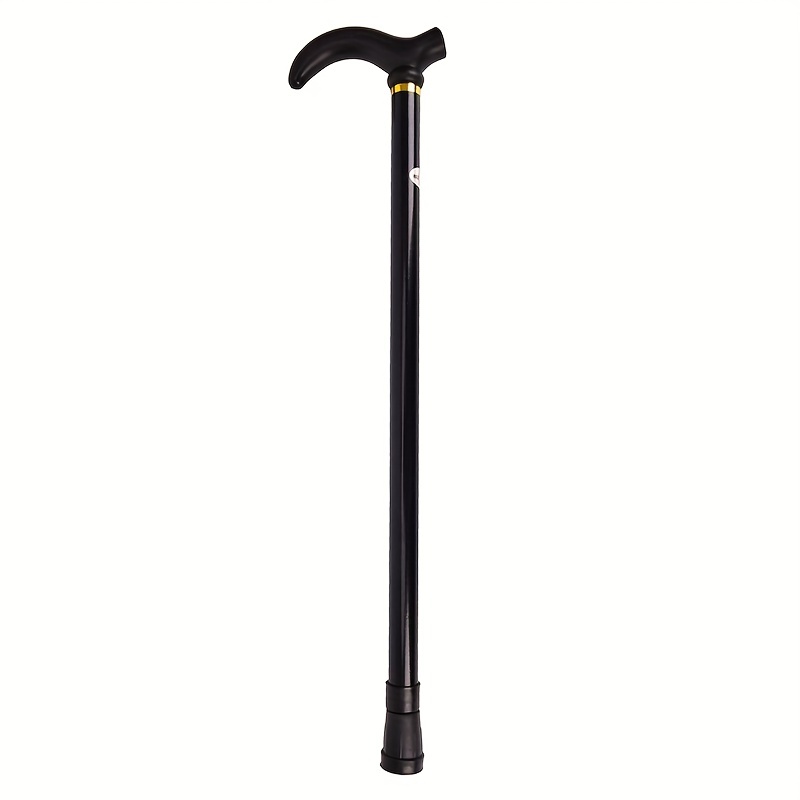  Fabrication Curved Handle Adjustable Aluminum Cane, Silver :  Health & Household