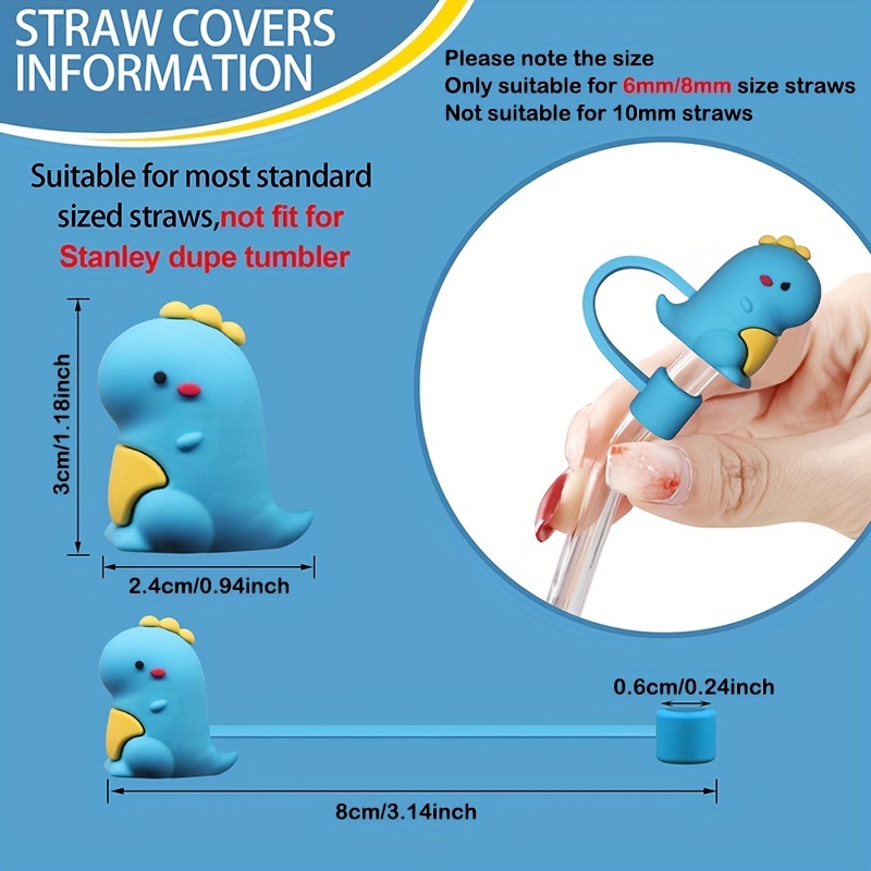 Straw Covers , Cute Straw Tips Cover, Dust-proof, Drinking Straw Reusable  Straw Toppers, Drinking Straw Plugs, Kitchen Accessaries, Dorm Essenitals,  Christmas Gift, Christmas Decorations - Temu