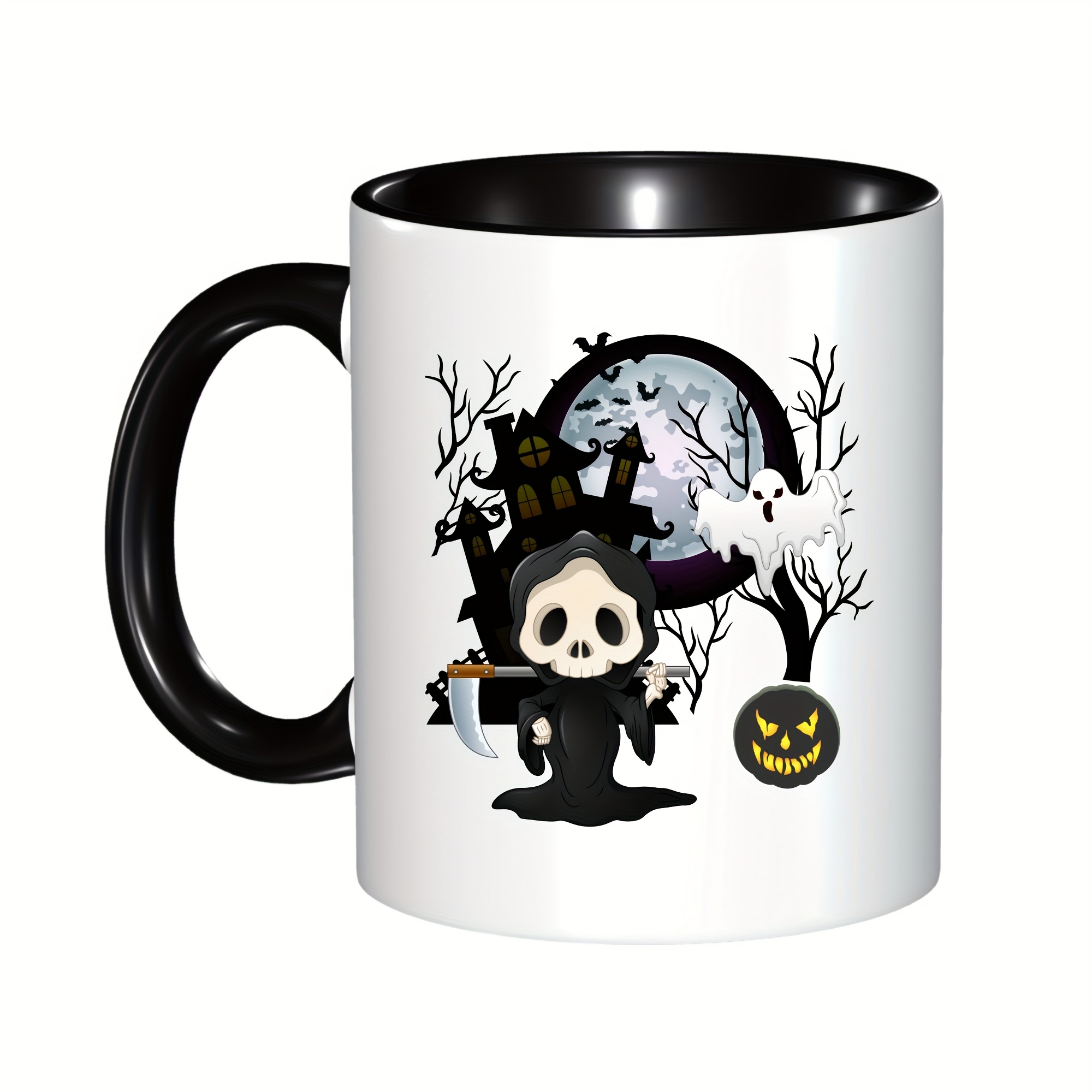 1 Taza De Café Fantasma De Halloween Tazas De Café De - Temu