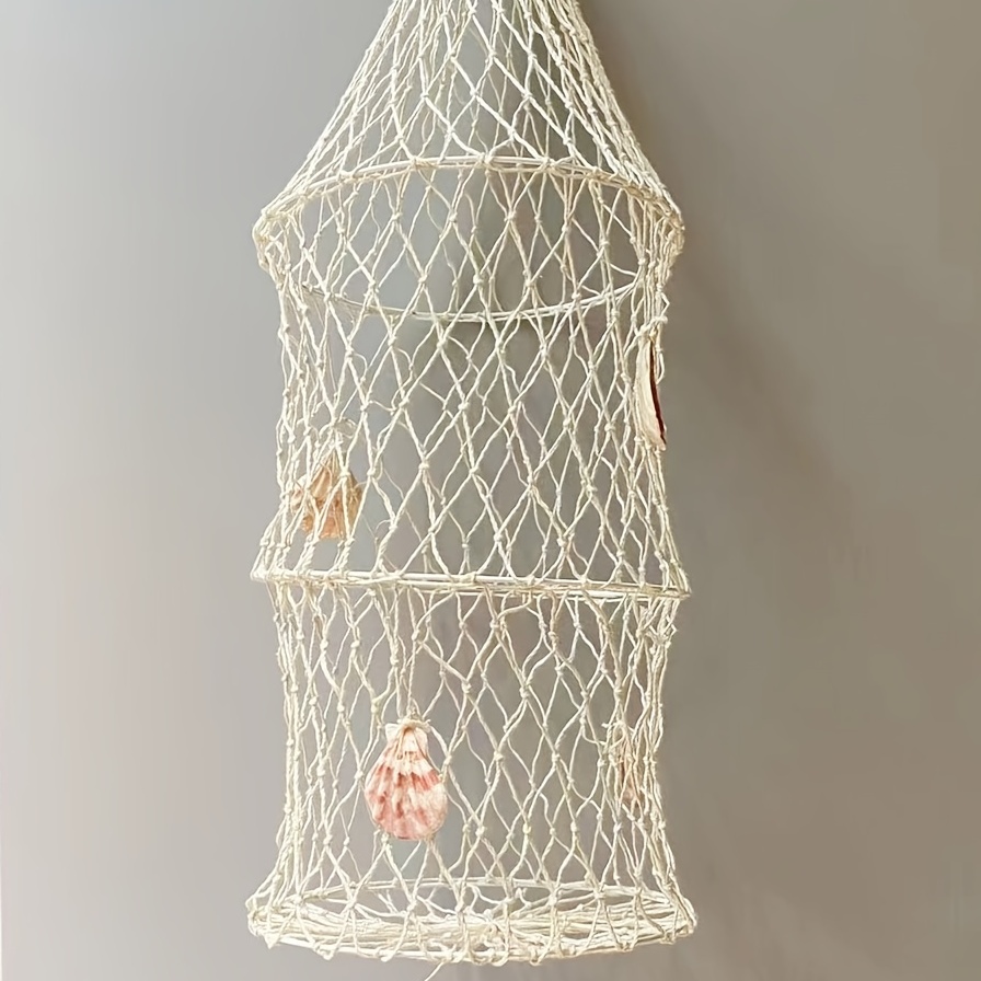 1pc, Ocean Theme Fish Net Decoration for Pirate, Sailing, and Undersea  Parties - Natural Fish Basket and Cage for Room and Bar Decoration -  Meditteran