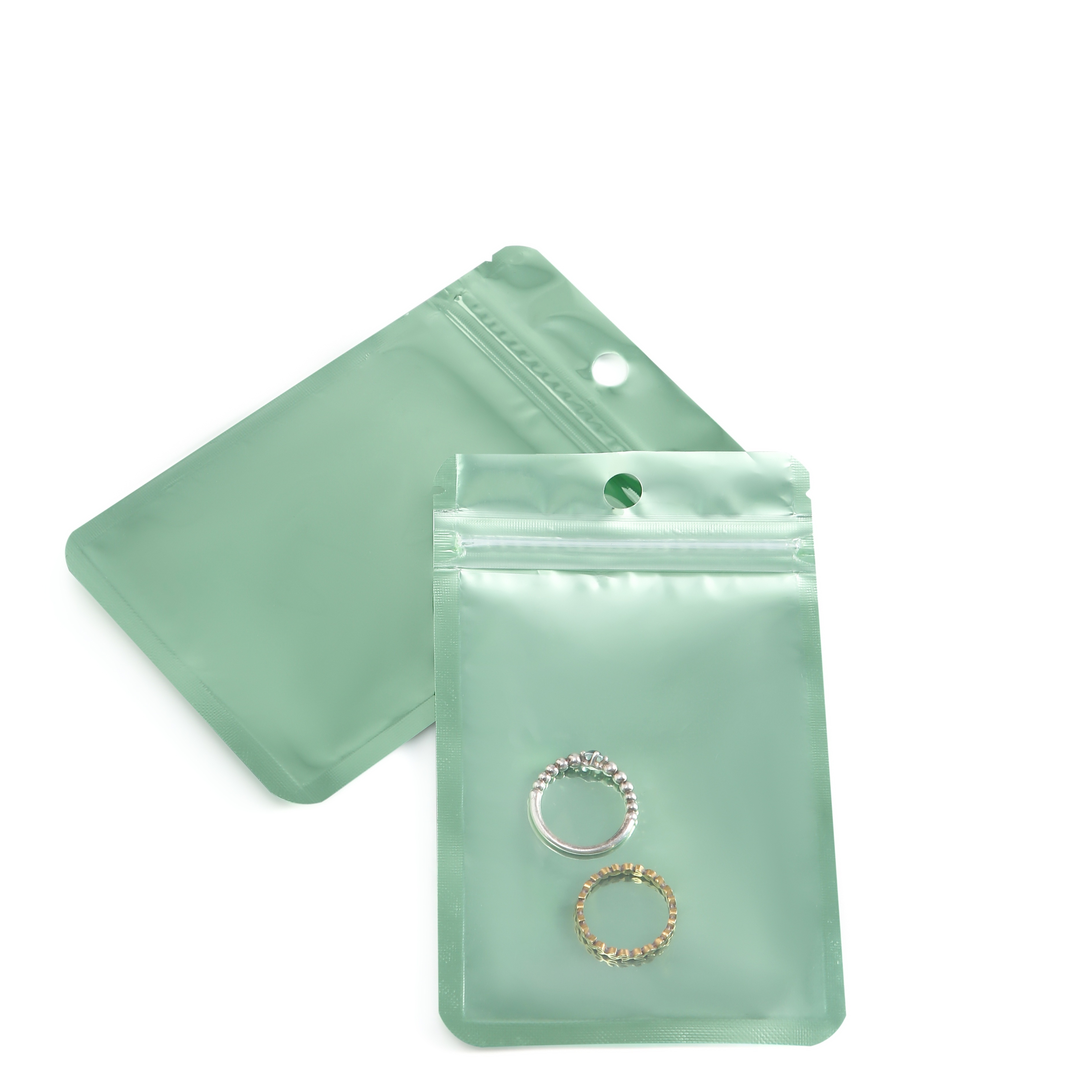Zip Lock Green Packaging Bags Mini Packaging Sachet - Temu