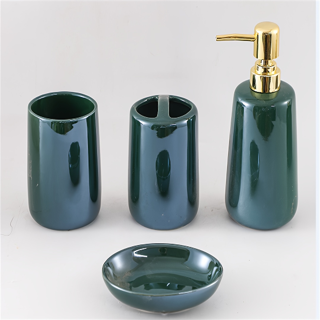 Simple Bathroom Accessory Set Includes Lotion Dispenser Soap - Temu Ireland