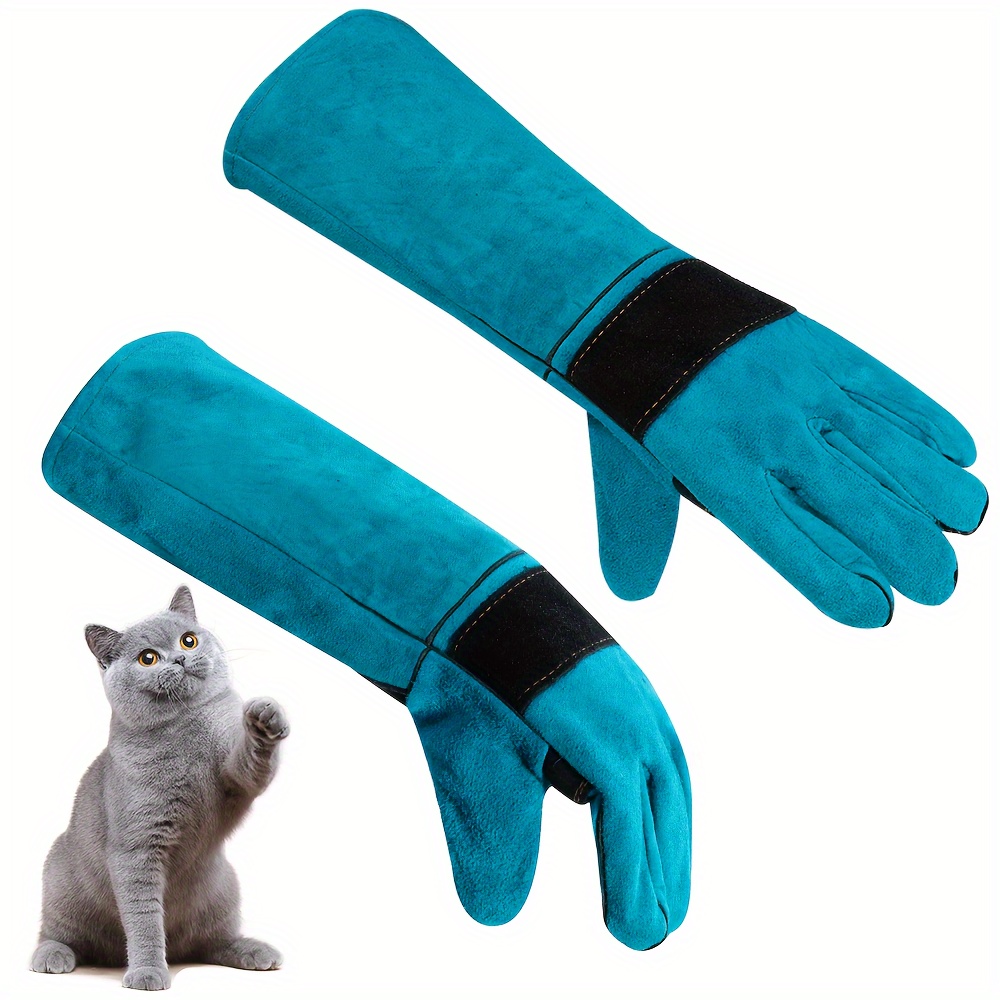 

Durable Protective Animal Handling Gloves Bite Resistant Anti Scratch Training Gloves For Dog Cat Bird Snake Parrot Lizard Wild Animals Reptiles