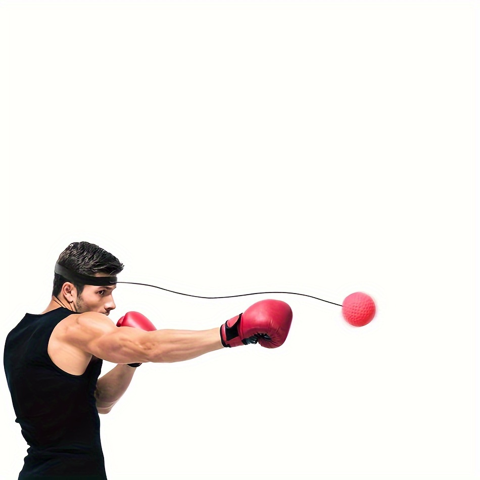 Balle réflexe de boxe avec bandeau, équipement d'entraînement de boxe, pour  entraînement de vitesse, exercice d'agilité et de réflexe, coordination