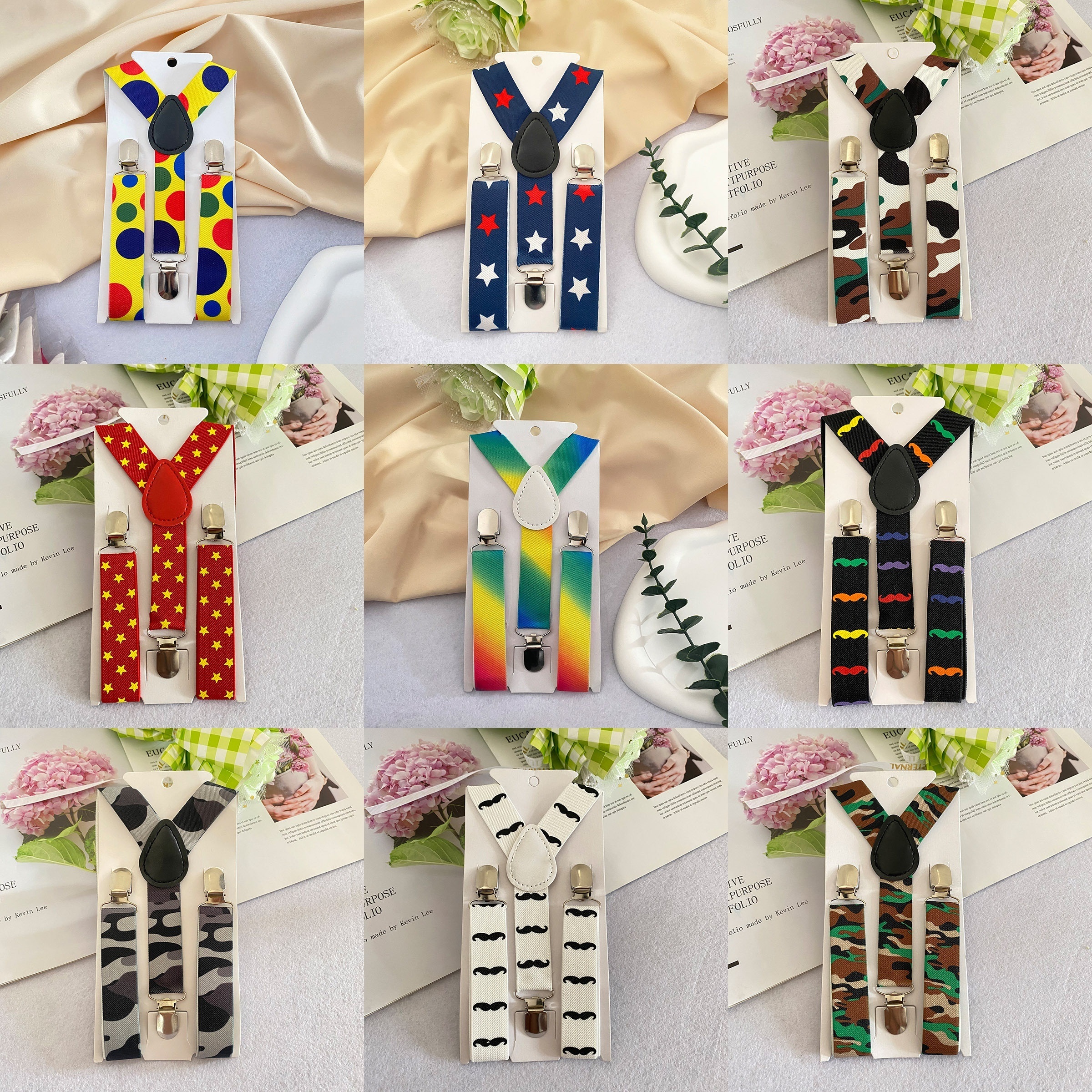 Cartoon Adjustable Elastic Suspenders Shirt Suit Decorative - Temu Bahrain