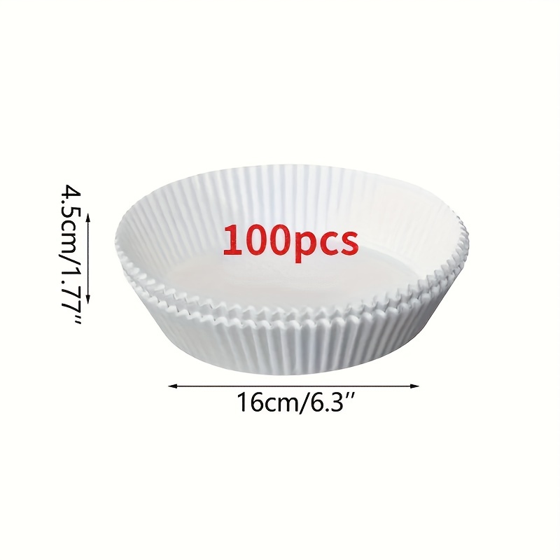 Circular Large size Air Fryer Liners Disposable Paper Bowl - Temu