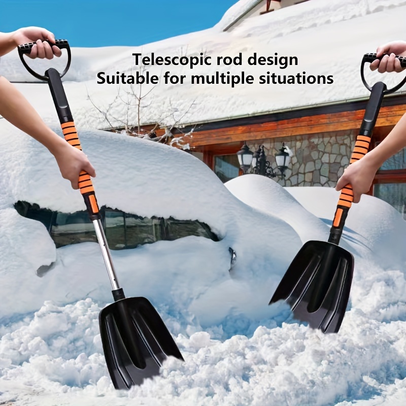 Car Snow Shovel Kit snow Shovel Tool 3 in 1 Car Driveway - Temu