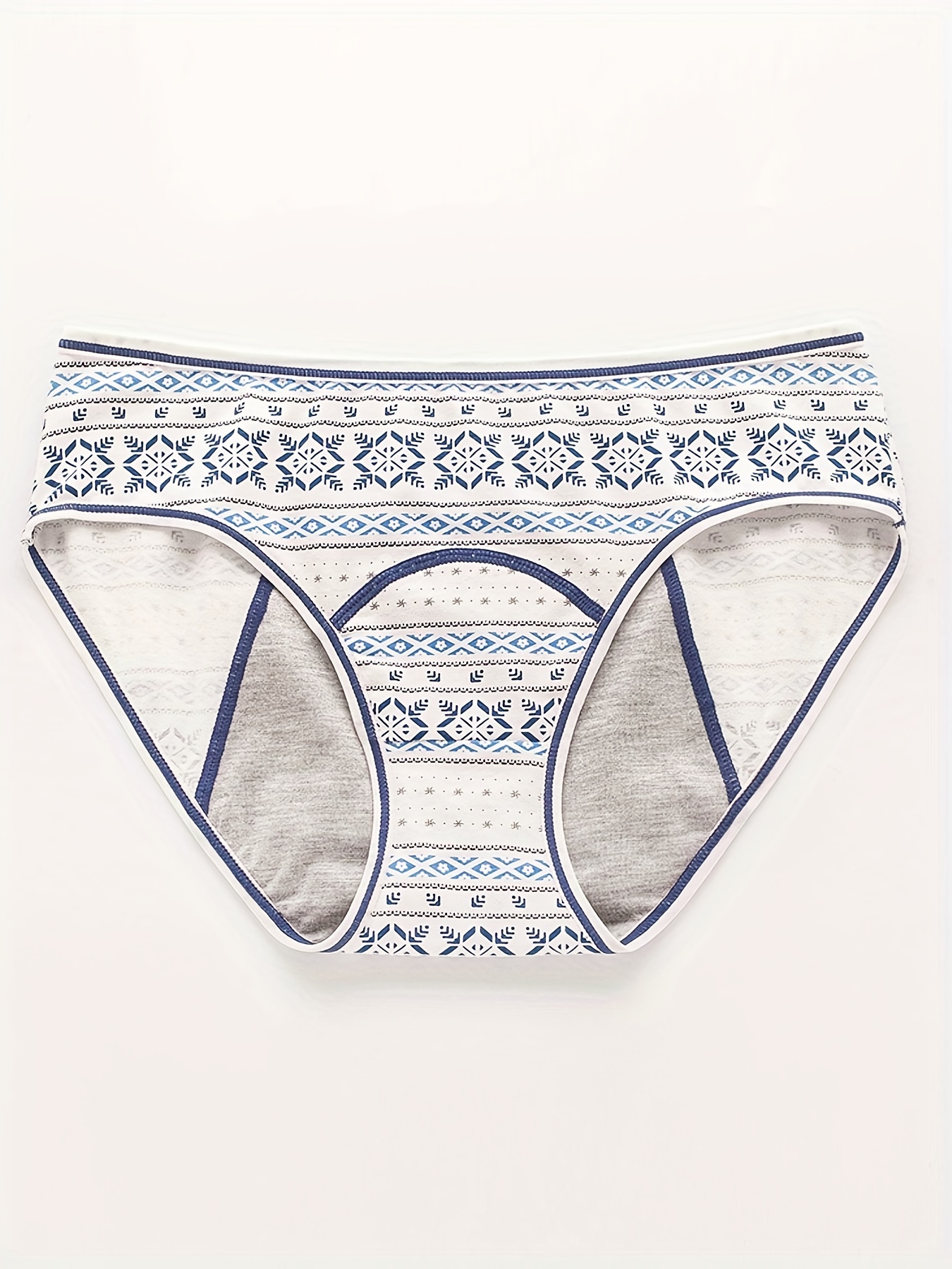 Floral Print Period Panties Comfy Breathable Leak Proof - Temu