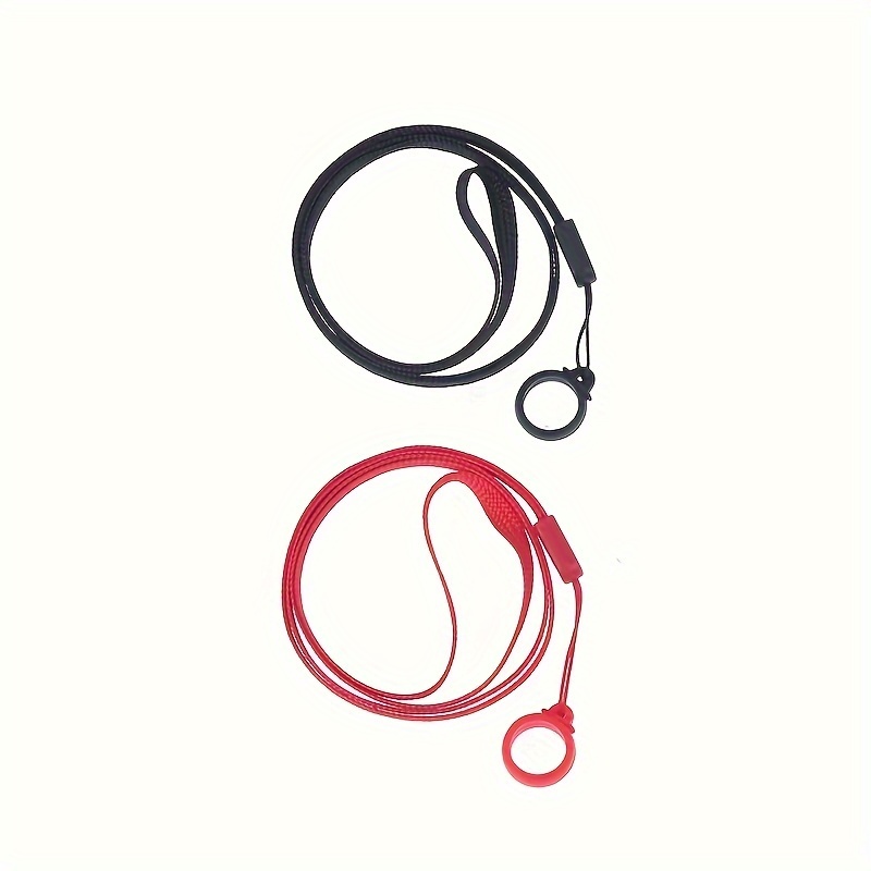 2pcs Colorful Silicone Lanyards | Integrated Lanyard Chain Rope Suitable For Mobile Phones And U Disks