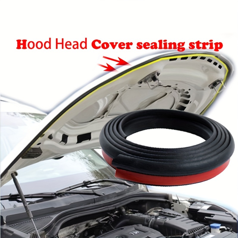 Car Hood Sealing Strip Universal Auto Rubber Seal Strip Engine Covers Seals  Trim Sealant Waterproof Anti Noise Accessories Car, Save Money Temu