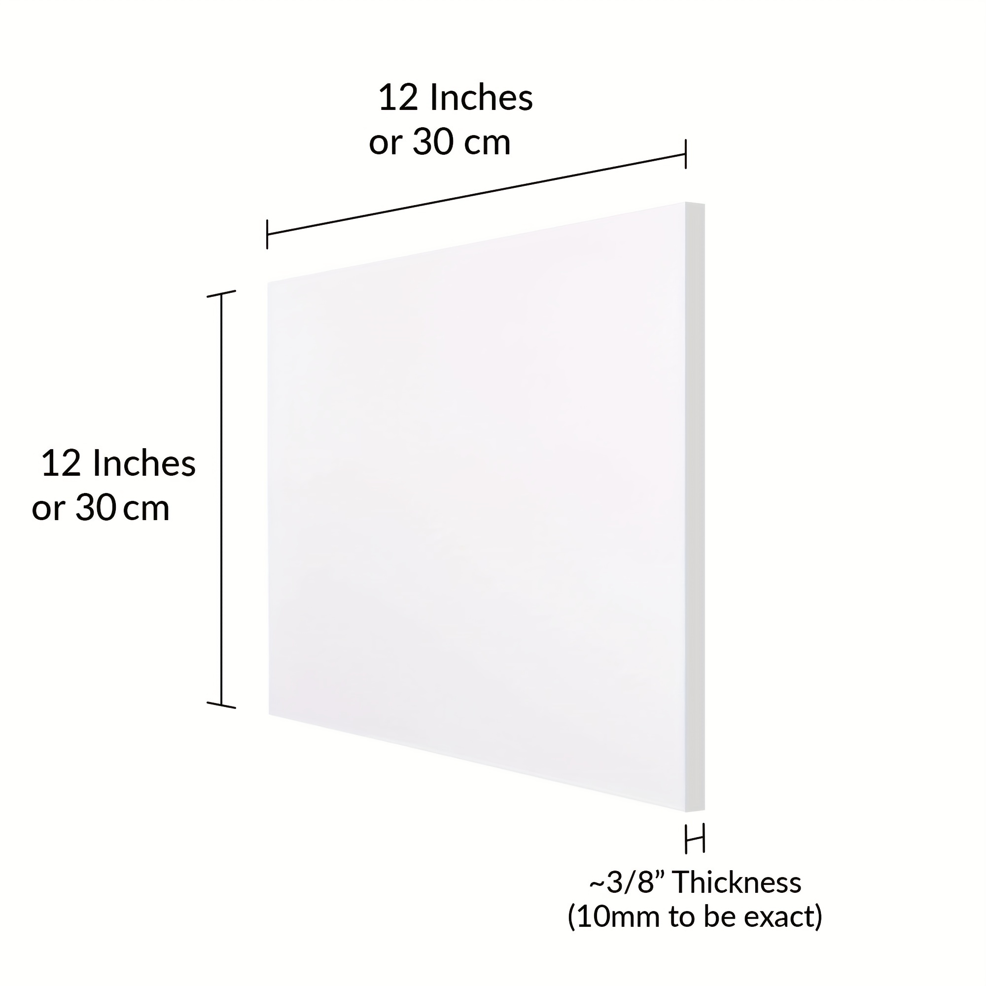 12 X 12 Clear Cast Acrylic Sheets Perfect For Signage Crafts - Temu