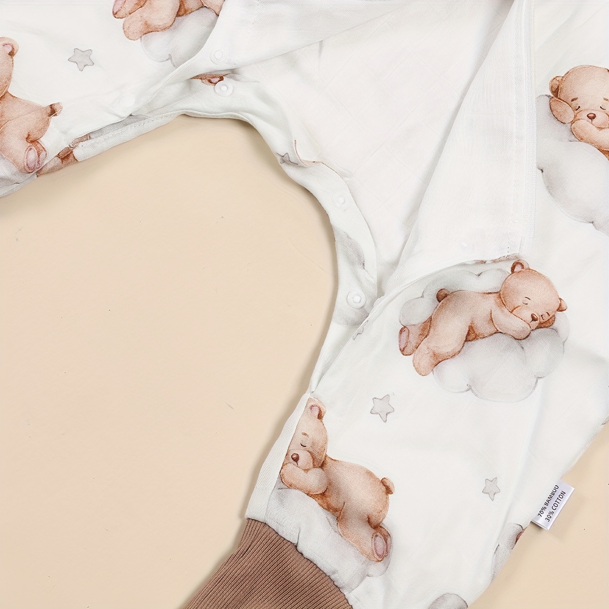 Digital Print Bamboo Long Sleeve Sleeping Bag for Babies