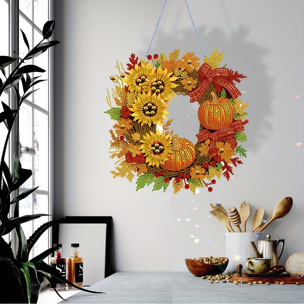 Diamond Painting Hanging Flower Sunflower 3d Three - Temu