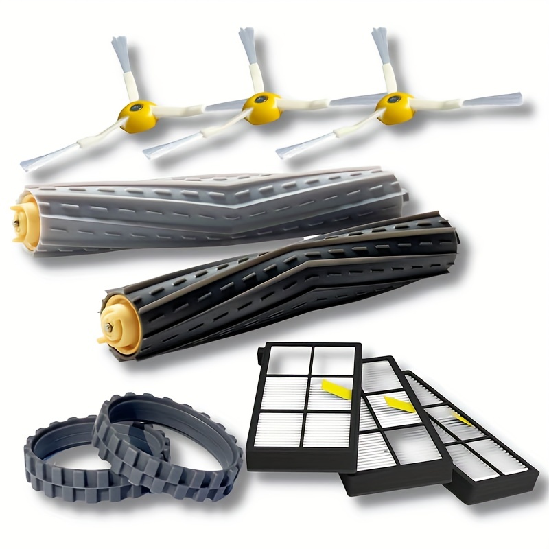 Kit d'accessoires pour aspirateur compatible avec iRobot Roomba série 800,  filtres, brosses d'aspiration, brosses latérales, iRobot, Accessoires  pour aspirateurs, Ménage