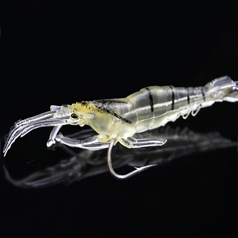 Small Shrimp Fishing Lures Single Hook Slow Sinking Soft - Temu Canada