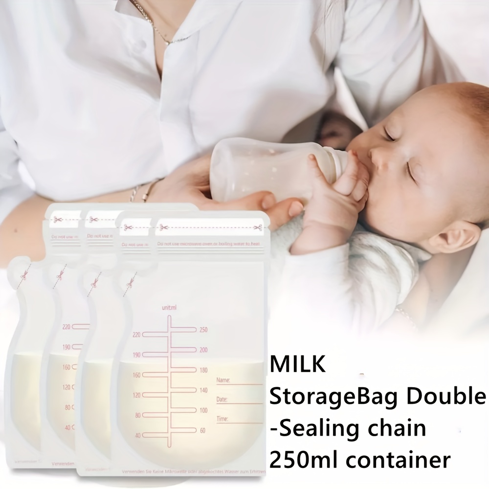 Breastmilk Storage Bags, Breast Milk Storing Bags, Bpa Free, Milk Storage  Bags With Pour Spout For Breastfeeding, Self-standing Bag, Space Saving  Flat Profile,halloween Christmas Thanksgiving Day Gift - Temu