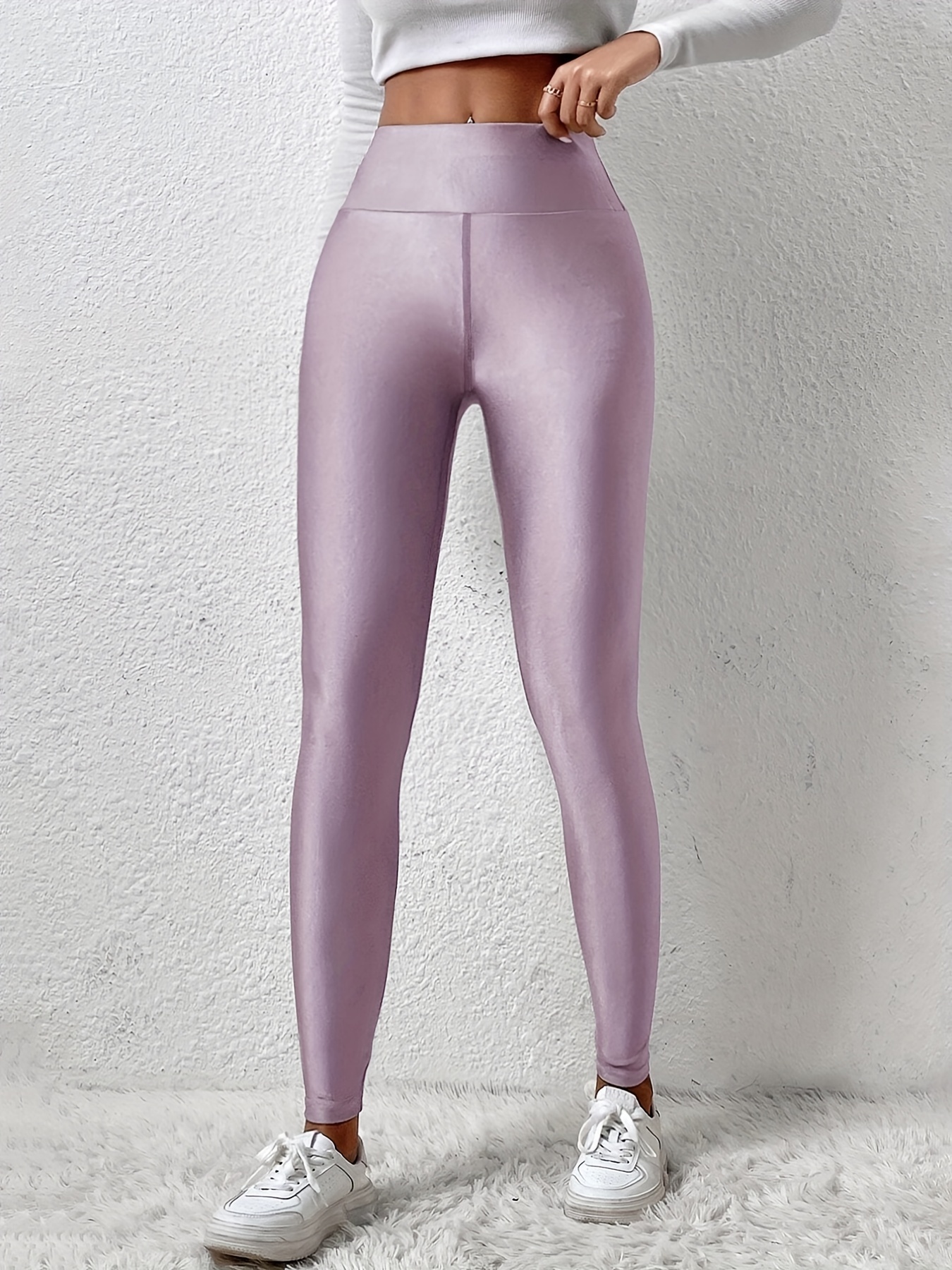 Light Pink Yoga Leggings Yoga Leggings Women's Leggings Pink