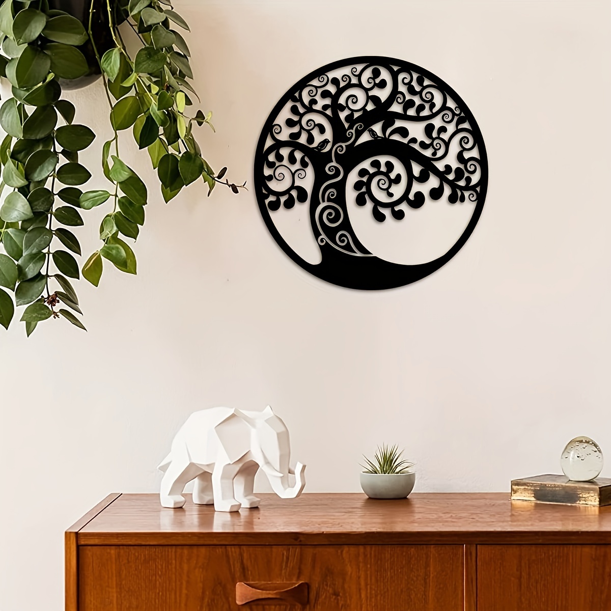 Metal Retro Style Wall Decor,, Round Metal Decor, Only Office, Bedroom,  Bar, Cafe, Restaurant, Hotel, Store Shop Wall Decor, Living Room Nursery Bedroom  Decor Sticker Mural, Living Room Office Dining Room Lobby
