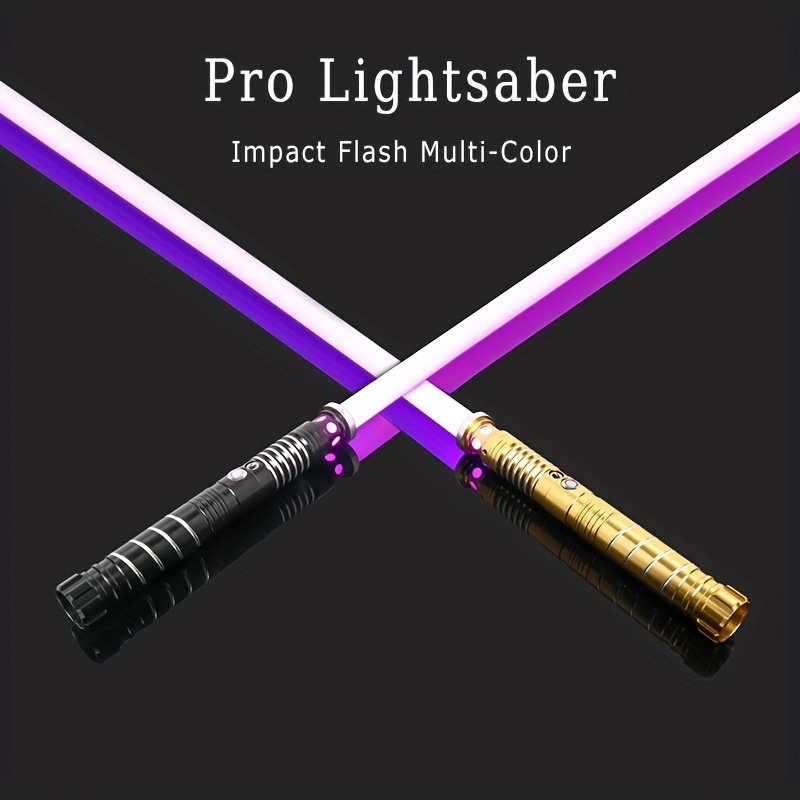 Sabre Laser Vibrant, Avec 15 Couleurs RGB, Épée En Métal, Batterie