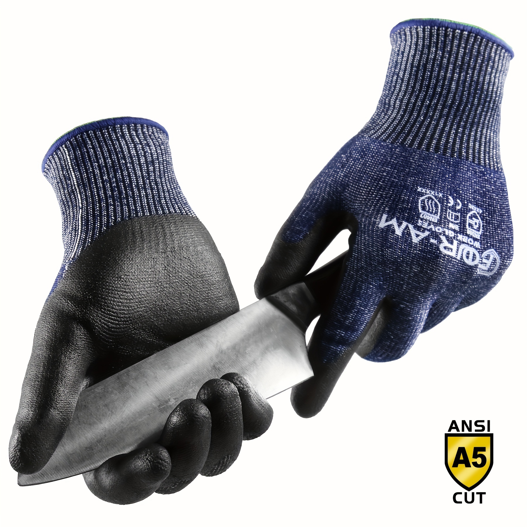 Level 5 Cut resistant Gloves Firm Non slip Grip Heavy Duty - Temu