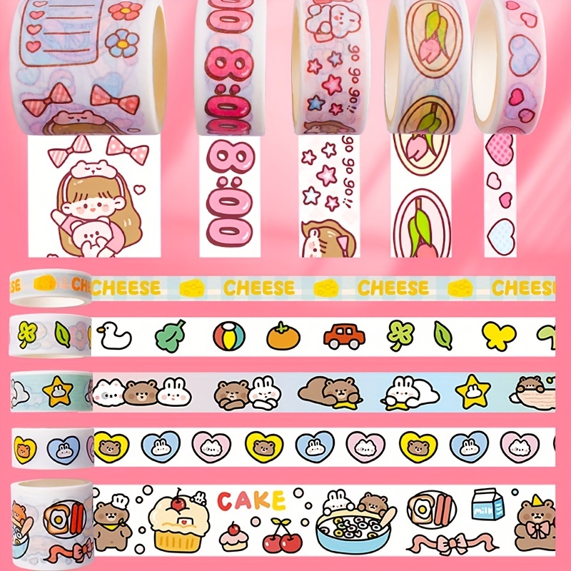 Washi Tape Sticker Washi Tape Ins Cute Handbook Tape Cartoon