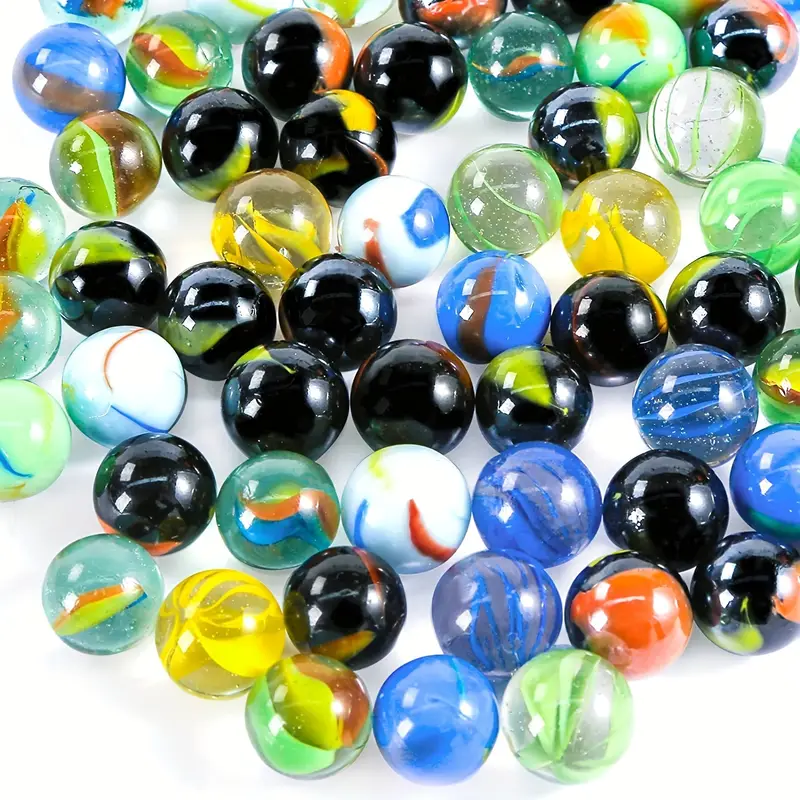Colorful Glass Marbles Marbles Bulk For Marble Games - Temu