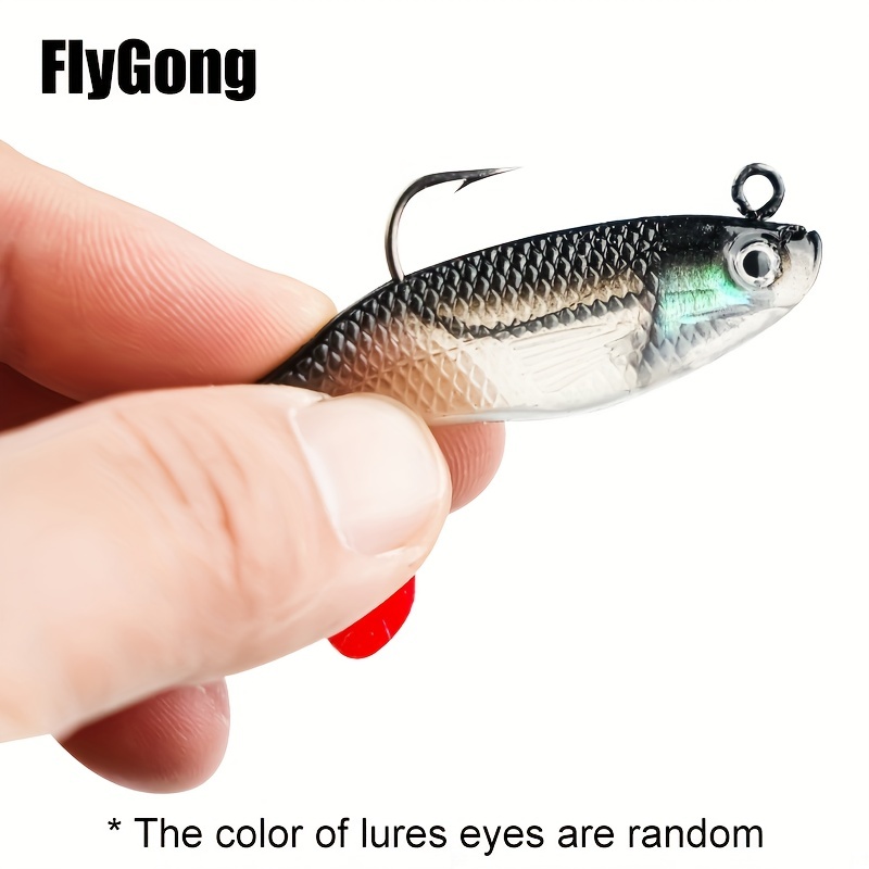 Fly Swimbait Jig 9g Paddle Tail Lure Silicone Soft Worm - Temu