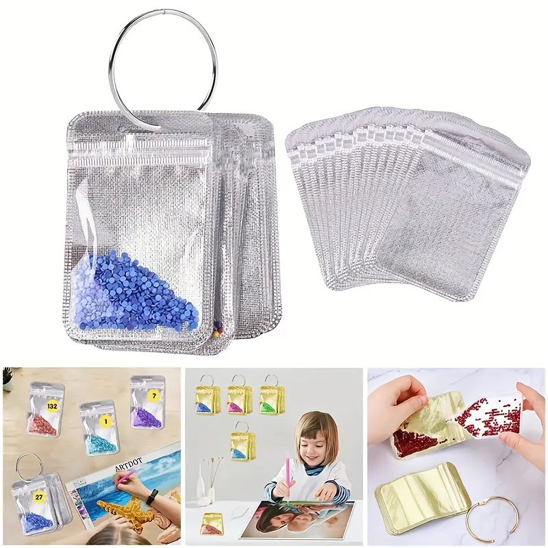 Ziplock Bags Diamond Painting Accessories Diamond Painting - Temu