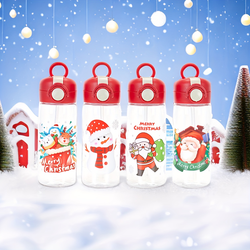 Christmas Series Portable Water Bottle Carrier Bag - Temu