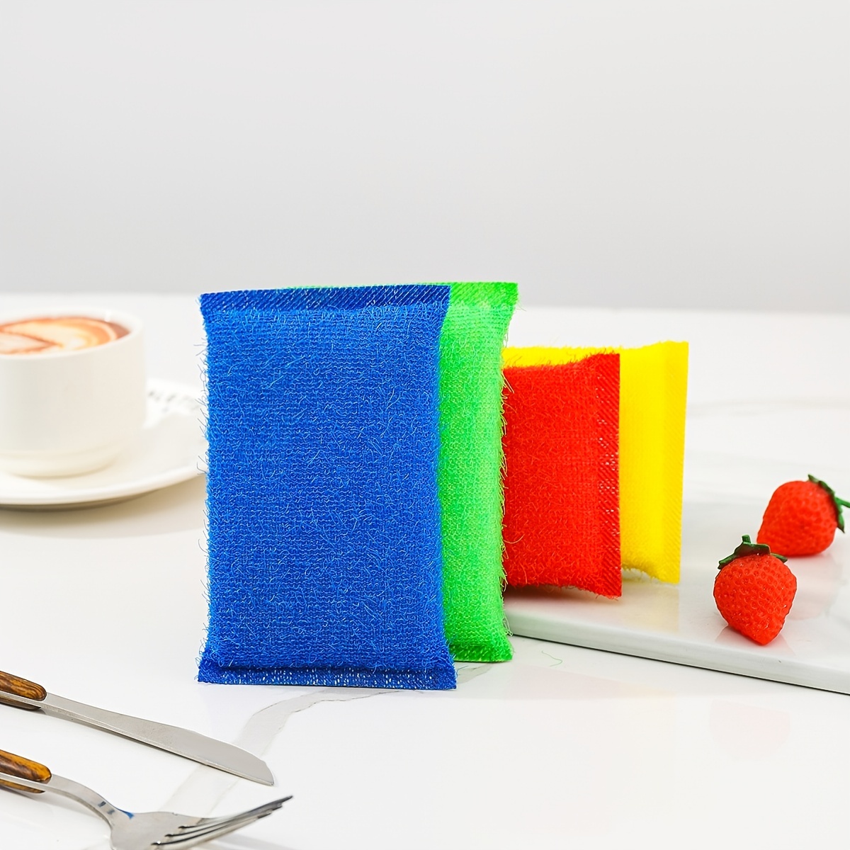 Esponja Cocina Limpieza Pack X4 Unidades Color - Baluni