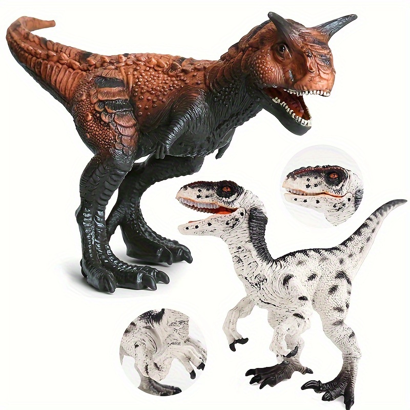 Ensemble de jouets de dinosaure en caoutchouc souple pour enfants