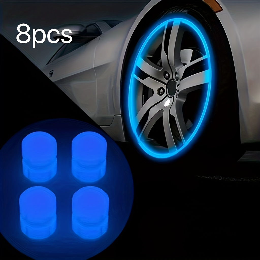 Tapacubos - Juego de 4 tapacubos a presión de 14 pulgadas y 15 pulgadas,  cubierta exterior de repuesto para neumáticos de automóvil, color azul, 14